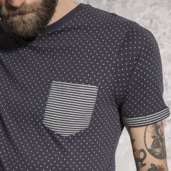 Plain t-shirt polka dot  Brave Soul 140gsm